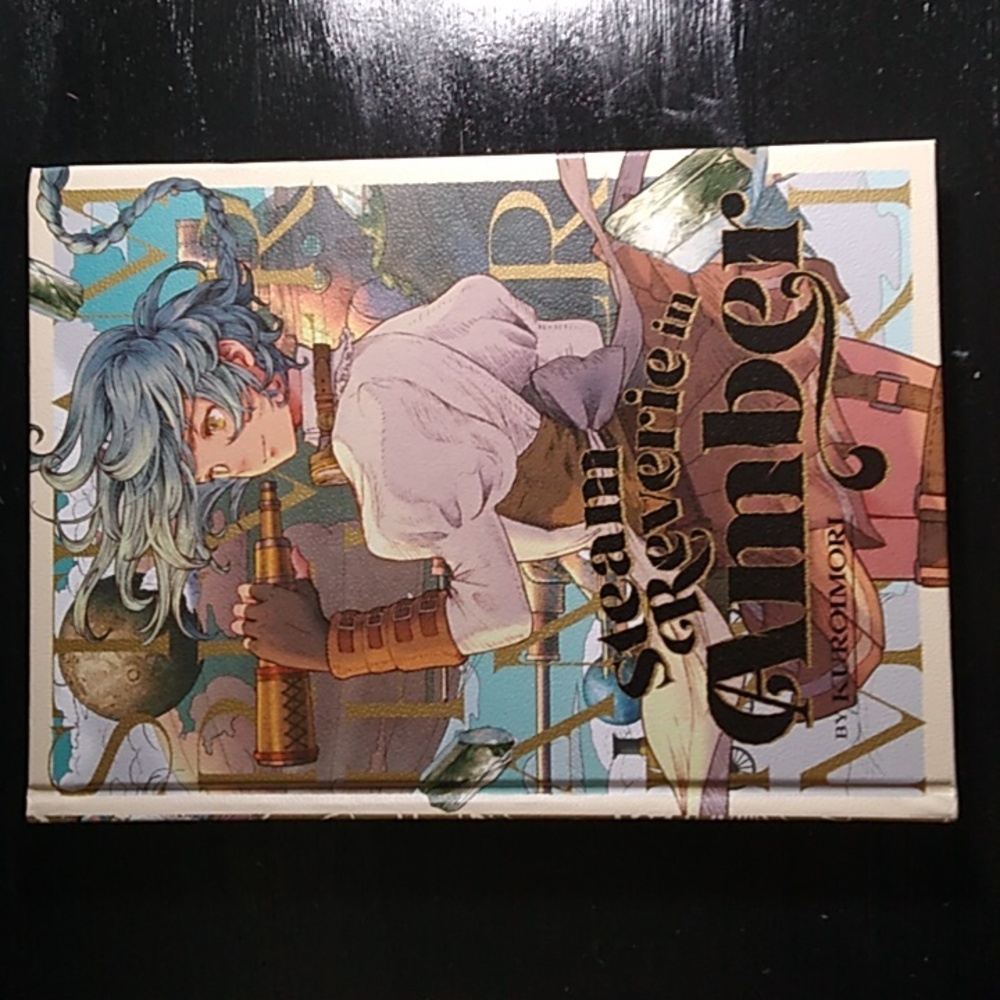 Steam Reverie in amber book